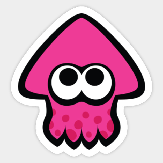 Neo Splatoon Squid Pink Splatoon Sticker Teepublic 5937